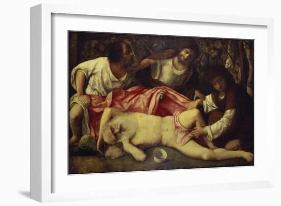 The Drunken Noah-Giovanni Bellini-Framed Giclee Print