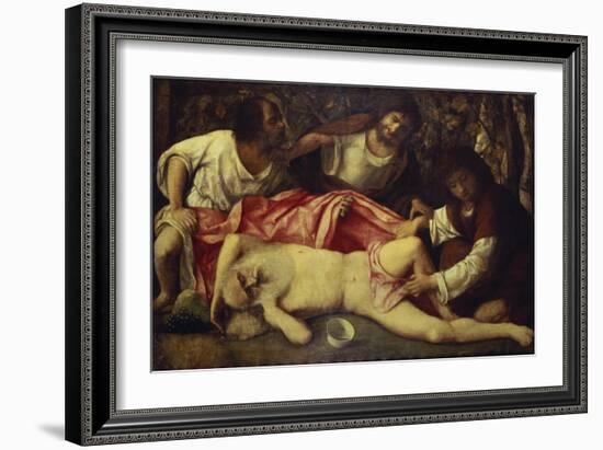 The Drunken Noah-Giovanni Bellini-Framed Giclee Print