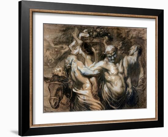 The Drunken Silenus-Honore Daumier-Framed Giclee Print