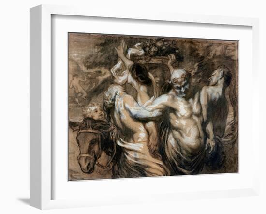 The Drunken Silenus-Honore Daumier-Framed Giclee Print