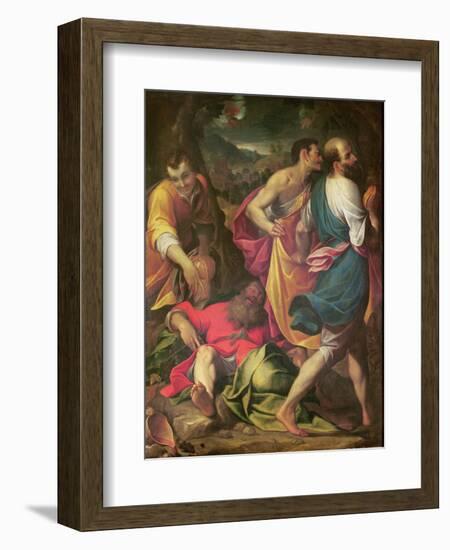 The Drunkenness of Noah-Camillo Procaccini-Framed Giclee Print