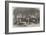 The Dublin Exhibition, Arrival of the Armstrong Guns-null-Framed Giclee Print