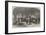 The Dublin Exhibition, Arrival of the Armstrong Guns-null-Framed Giclee Print