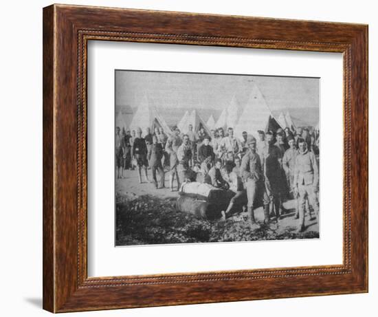 'The Dublin Fusiliers Just Before Embarking in the Armoured Train', 1902-Unknown-Framed Photographic Print