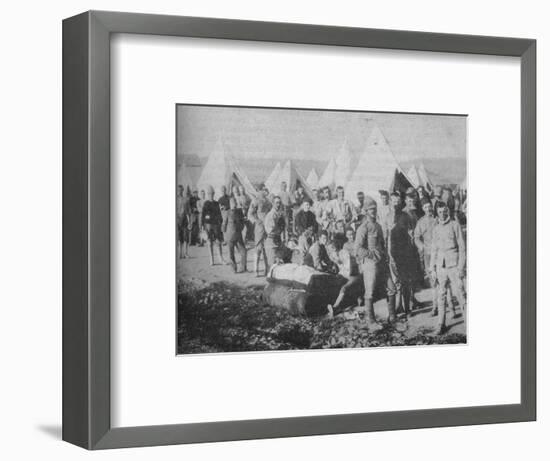 'The Dublin Fusiliers Just Before Embarking in the Armoured Train', 1902-Unknown-Framed Photographic Print