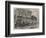 The Dublin International Exhibition, Delivery of Goods at the Foreign and Fine-Arts' Entrance-null-Framed Giclee Print