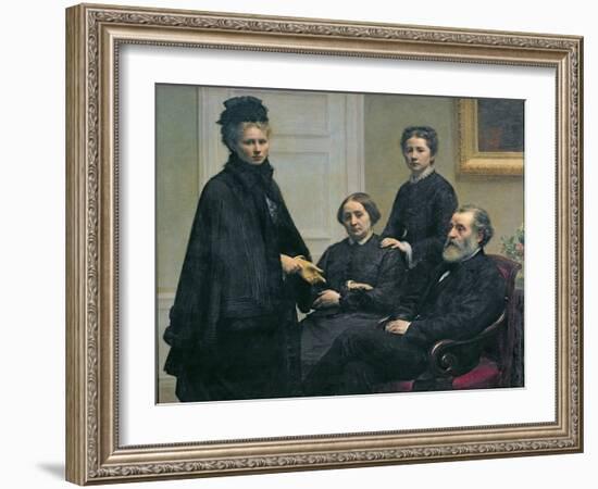 The Dubourg Family, 1878-Henri Fantin-Latour-Framed Giclee Print