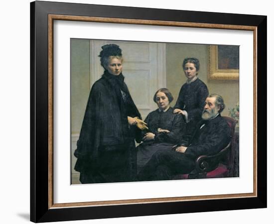 The Dubourg Family, 1878-Henri Fantin-Latour-Framed Giclee Print