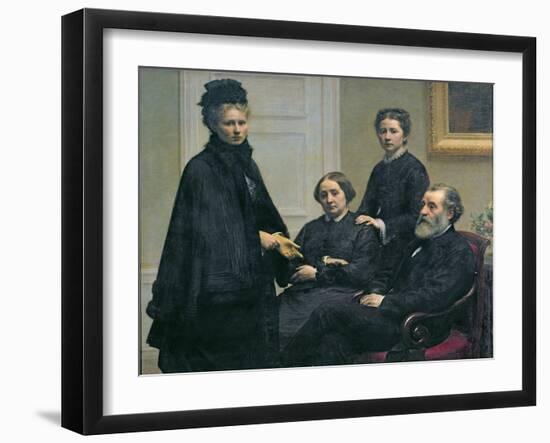 The Dubourg Family, 1878-Henri Fantin-Latour-Framed Giclee Print