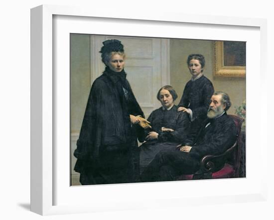 The Dubourg Family, 1878-Henri Fantin-Latour-Framed Giclee Print