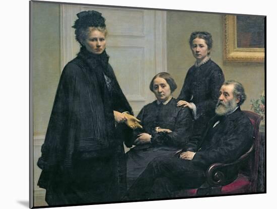 The Dubourg Family, 1878-Henri Fantin-Latour-Mounted Giclee Print
