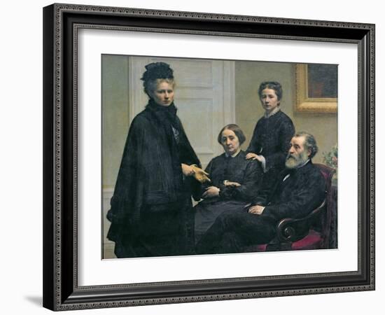 The Dubourg Family, 1878-Henri Fantin-Latour-Framed Giclee Print