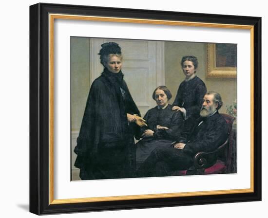 The Dubourg Family, 1878-Henri Fantin-Latour-Framed Giclee Print