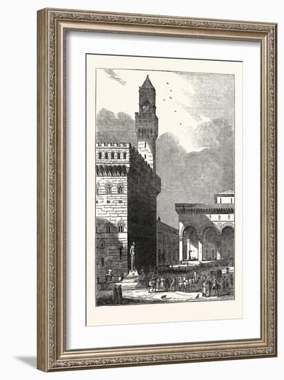 The Ducal Palace, Florence Italy-null-Framed Giclee Print