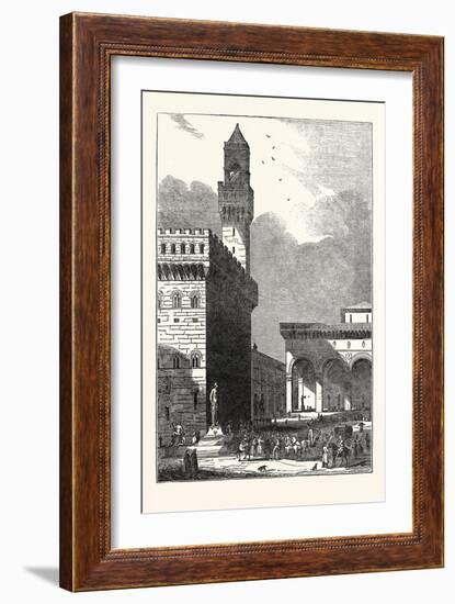 The Ducal Palace, Florence Italy-null-Framed Giclee Print