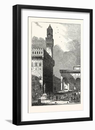 The Ducal Palace, Florence Italy-null-Framed Giclee Print