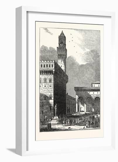 The Ducal Palace, Florence Italy-null-Framed Giclee Print
