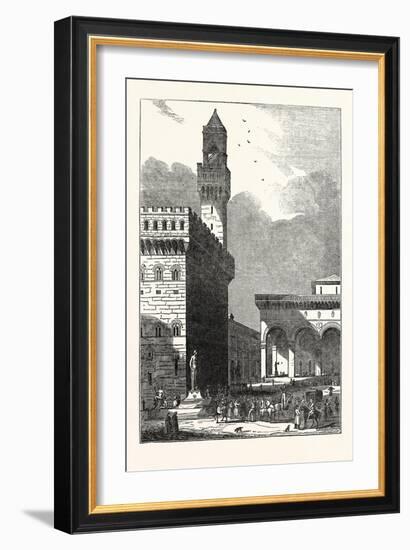 The Ducal Palace, Florence Italy-null-Framed Giclee Print