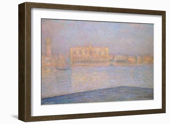 The Ducal Palace from San Giorgio, 1908-Claude Monet-Framed Giclee Print