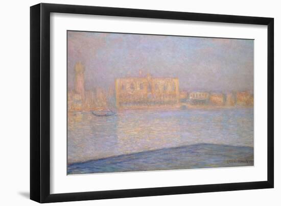 The Ducal Palace from San Giorgio, 1908-Claude Monet-Framed Giclee Print