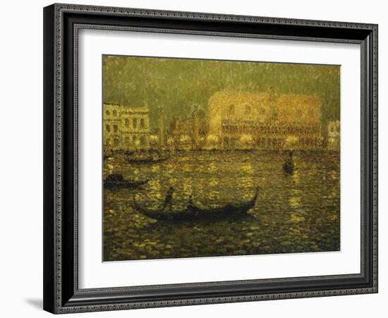 The Ducal Palace; Le Palais Ducal, 1915-Henri Eugene Augustin Le Sidaner-Framed Giclee Print