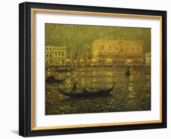 The Ducal Palace; Le Palais Ducal, 1915-Henri Eugene Augustin Le Sidaner-Framed Giclee Print