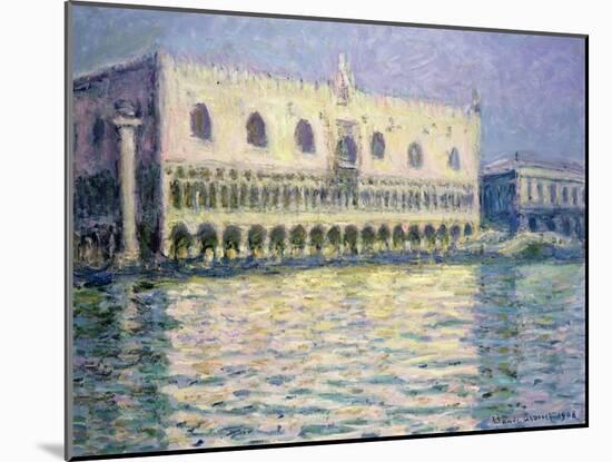 The Ducal Palace, Venice, 1908-Claude Monet-Mounted Giclee Print