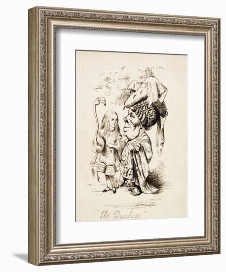 The Duchess, C.1865-John Tenniel-Framed Giclee Print