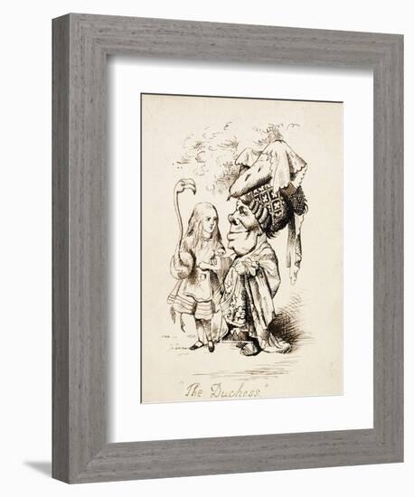 The Duchess, C.1865-John Tenniel-Framed Giclee Print