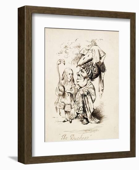 The Duchess, C.1865-John Tenniel-Framed Giclee Print