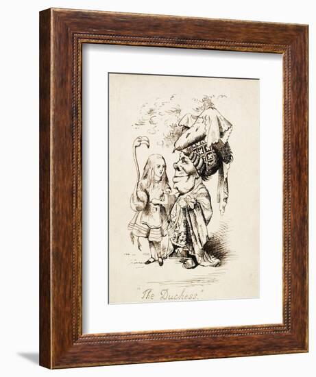 The Duchess, C.1865-John Tenniel-Framed Giclee Print