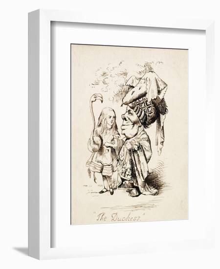 The Duchess, C.1865-John Tenniel-Framed Giclee Print