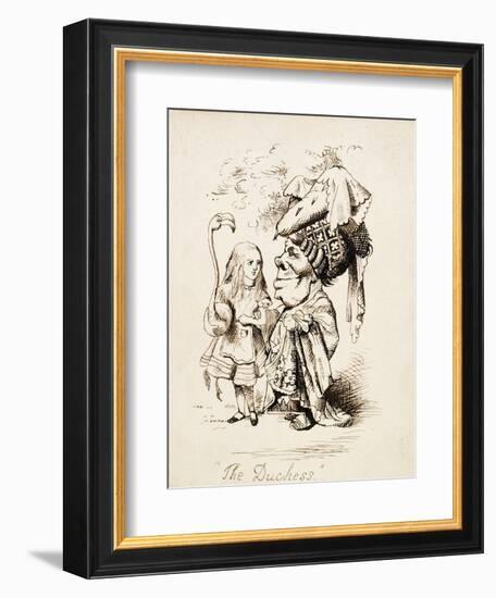 The Duchess, C.1865-John Tenniel-Framed Giclee Print