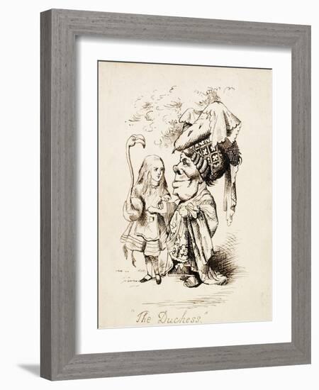 The Duchess, C.1865-John Tenniel-Framed Giclee Print