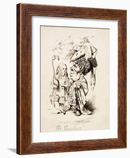 The Duchess, C.1865-John Tenniel-Framed Giclee Print