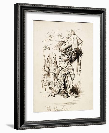 The Duchess, C.1865-John Tenniel-Framed Giclee Print