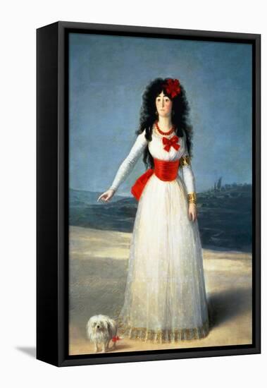 The Duchess of Alba, 1795-Francisco de Goya-Framed Premier Image Canvas