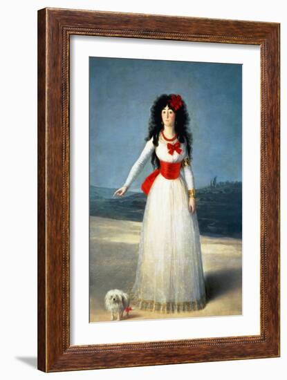 The Duchess of Alba, 1795-Francisco de Goya-Framed Giclee Print