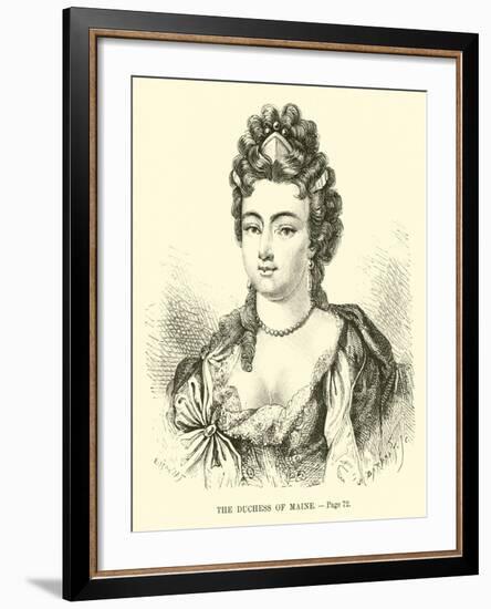 The Duchess of Maine-null-Framed Giclee Print