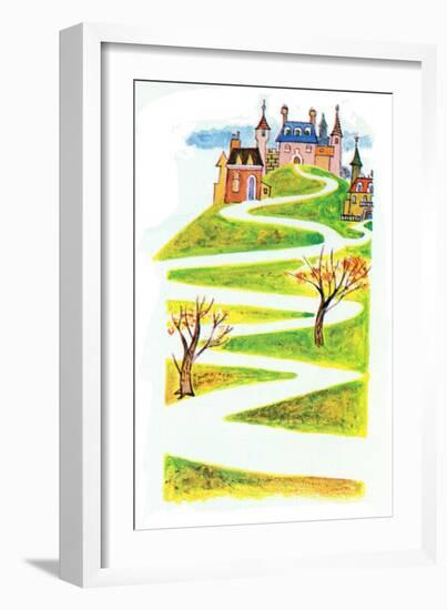 The Duchess Slides to Tea - Jack & Jill-Frank Dobias-Framed Giclee Print