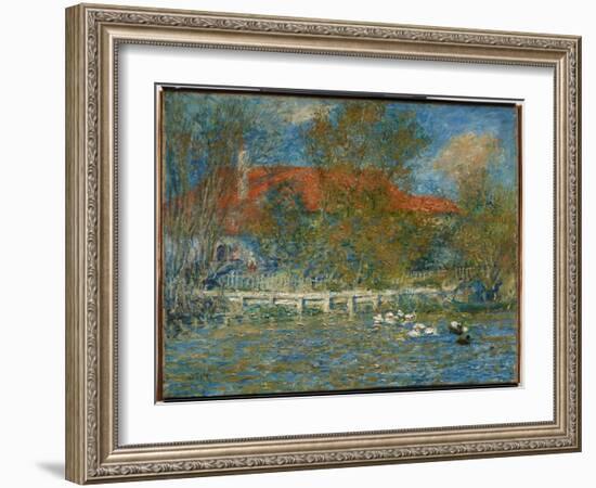 The Duck Pond, 1873 (Oil on Canvas)-Pierre Auguste Renoir-Framed Giclee Print