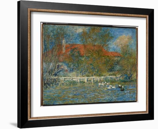 The Duck Pond, 1873 (Oil on Canvas)-Pierre Auguste Renoir-Framed Giclee Print