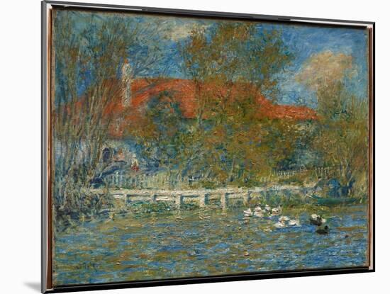 The Duck Pond, 1873 (Oil on Canvas)-Pierre Auguste Renoir-Mounted Giclee Print