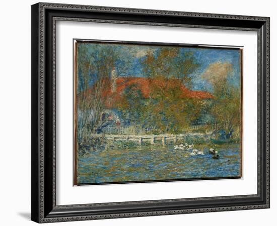 The Duck Pond, 1873 (Oil on Canvas)-Pierre Auguste Renoir-Framed Giclee Print