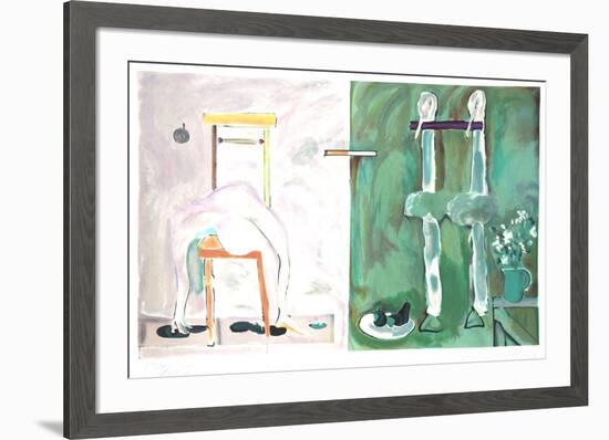 The Duck Pond: Chair-Daniel Marshall-Framed Collectable Print