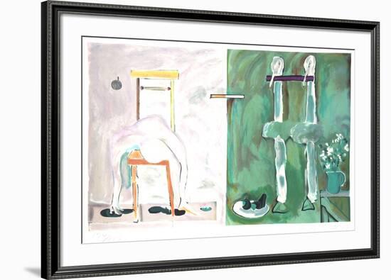 The Duck Pond: Chair-Daniel Marshall-Framed Collectable Print