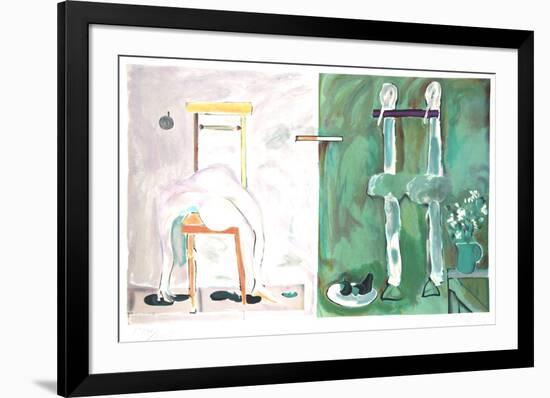 The Duck Pond: Chair-Daniel Marshall-Framed Collectable Print