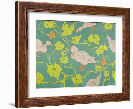 The Ducks, C.1893-99 (Oil on Canvas)-Paul Ranson-Framed Giclee Print