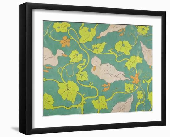 The Ducks, C.1893-99 (Oil on Canvas)-Paul Ranson-Framed Giclee Print