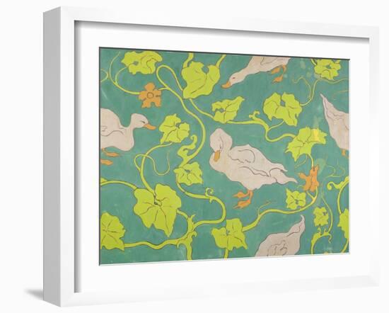 The Ducks, C.1893-99 (Oil on Canvas)-Paul Ranson-Framed Giclee Print